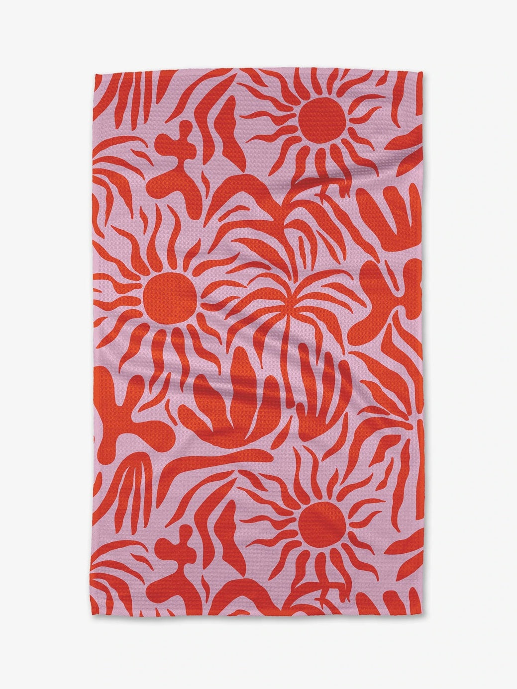 Ukraine* Summer Sunset Geometry Tea Towel