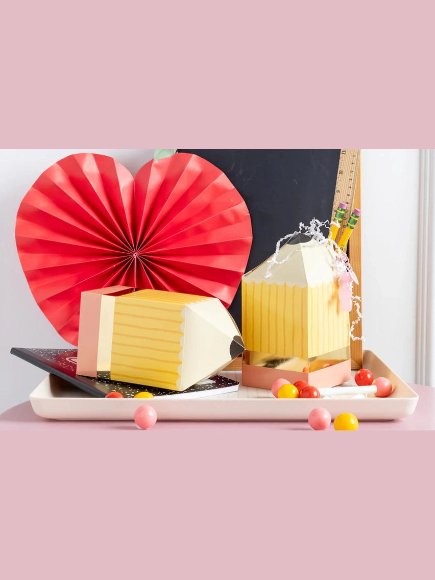 Pencil Shaped Treat Box (12 ct)