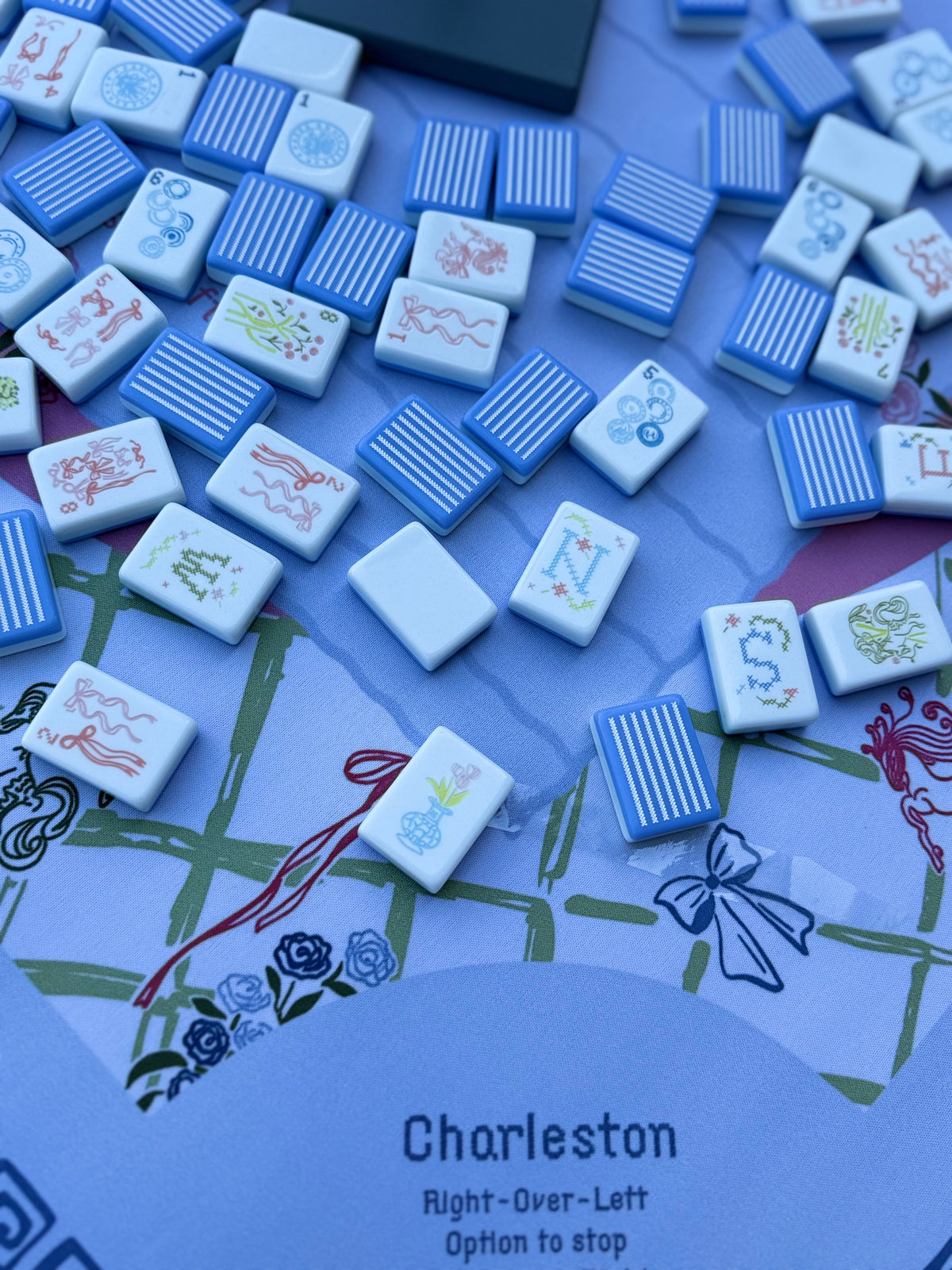 Lady Luxury Miss Fancy Mahjong 31.5 x 31.5" Mat
