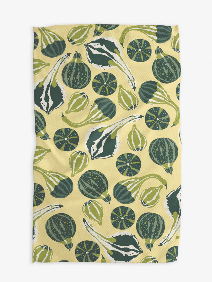 Geometry Squash Envy Tea Towel