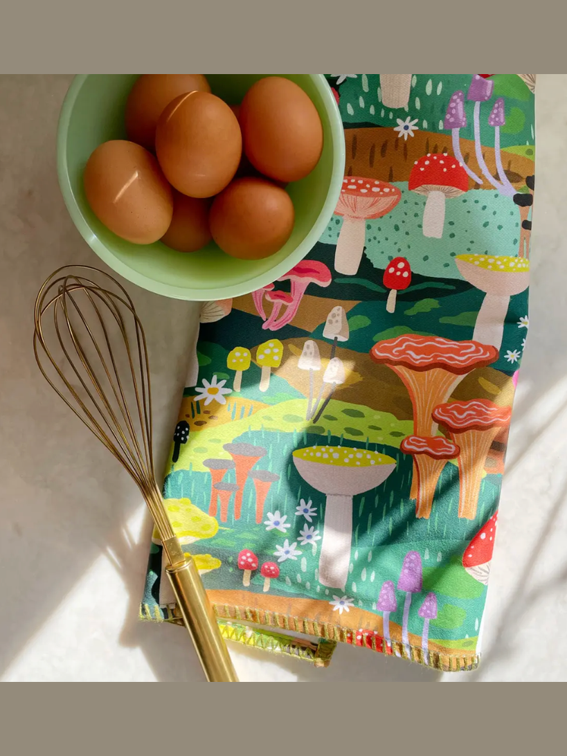 Idlewild Co. Mushroom Heaven Tea Towel