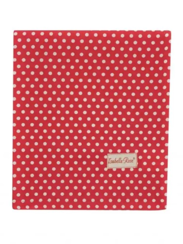 Isabelle Rose Red Polka Dot Table Cloth