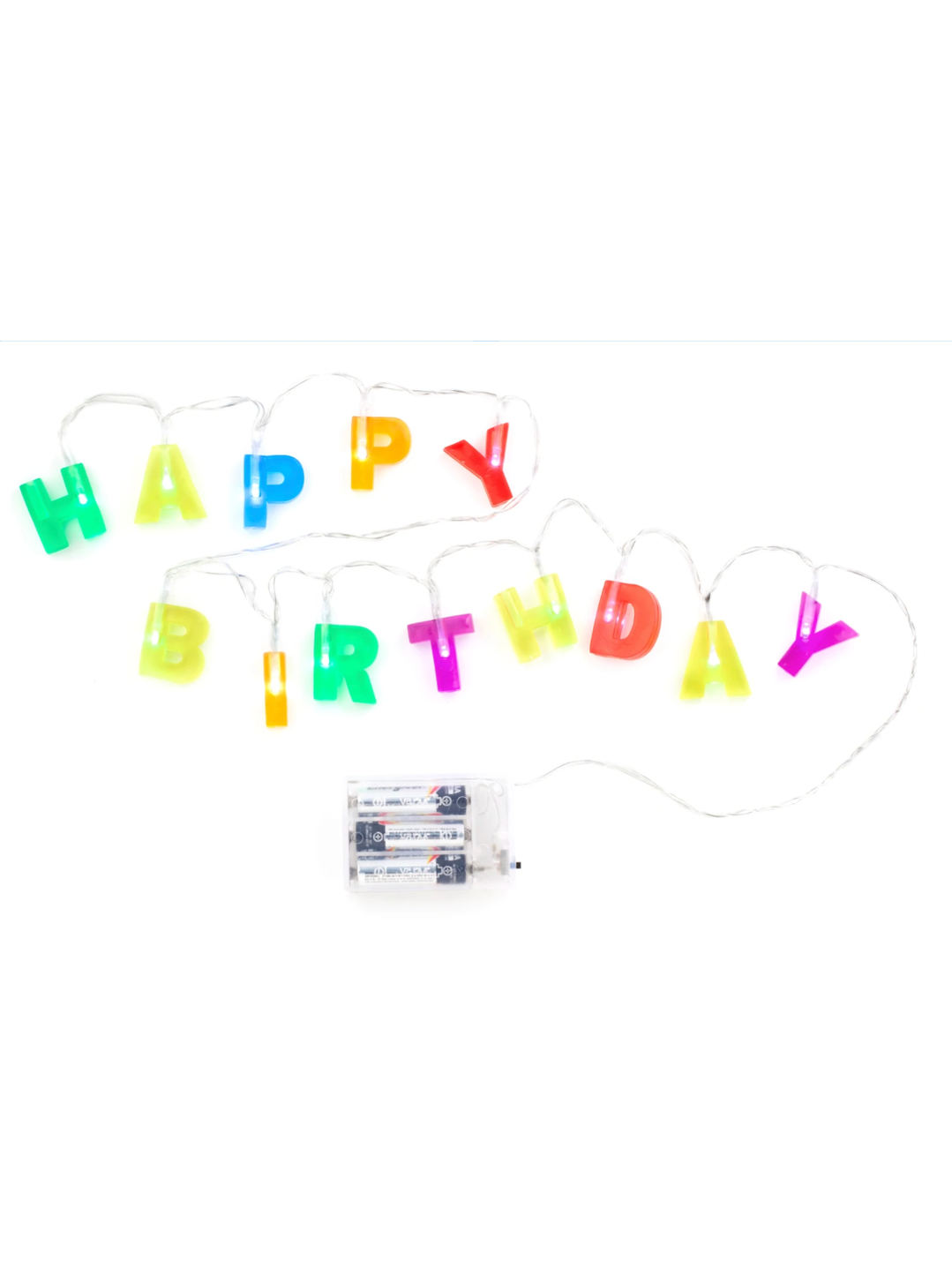 Kikkerland Happy Birthday Lights
