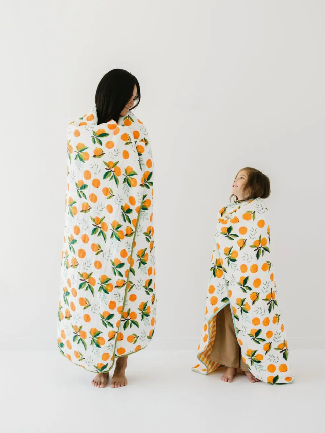 Large Clementine Throw (Adult or Big Kid)