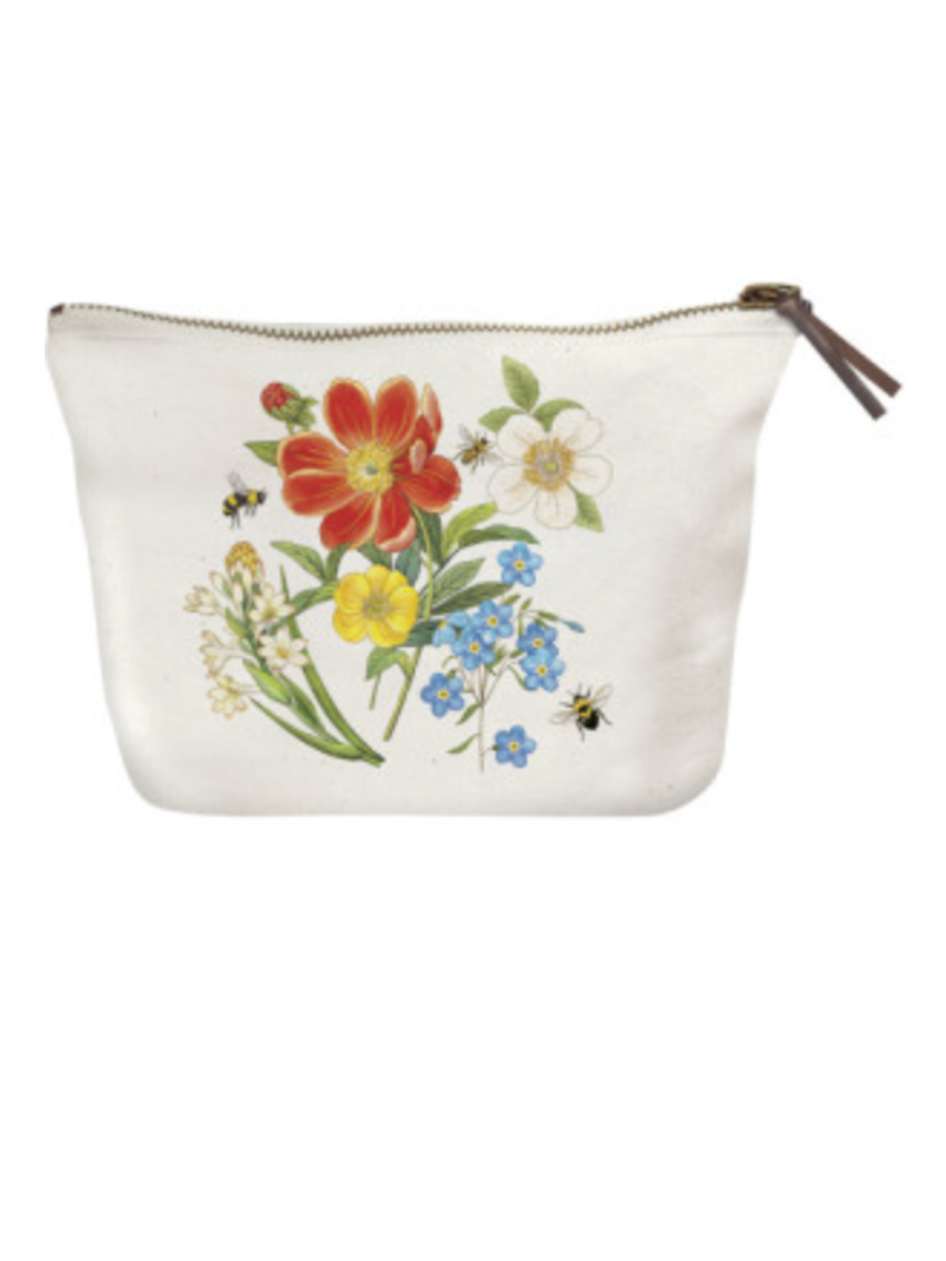 Mary Lake Thompson Wildflowers Canvas Pouch