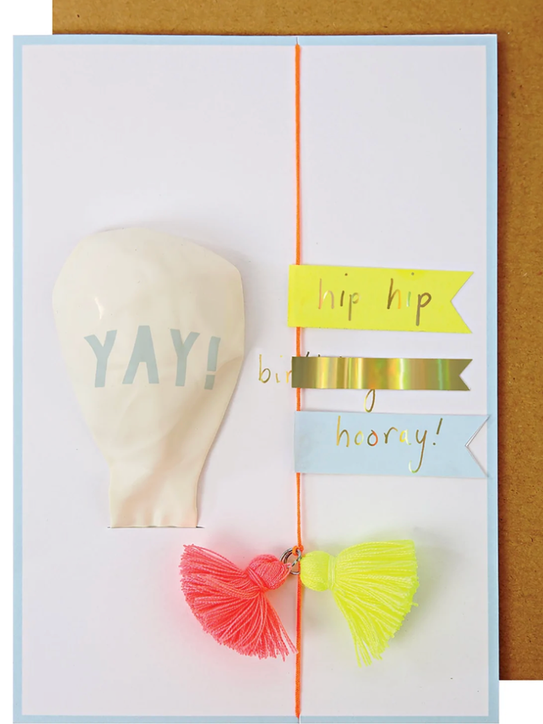 Meri Meri Yay Balloon Card