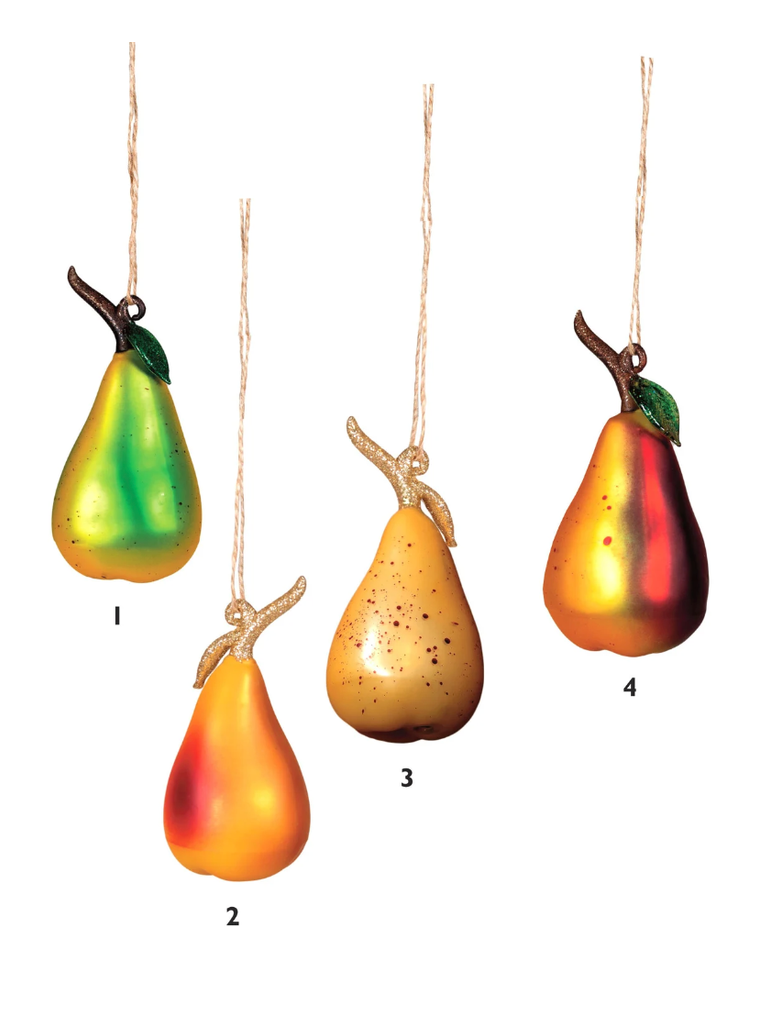 Orchard Pear Ornament (4 options)