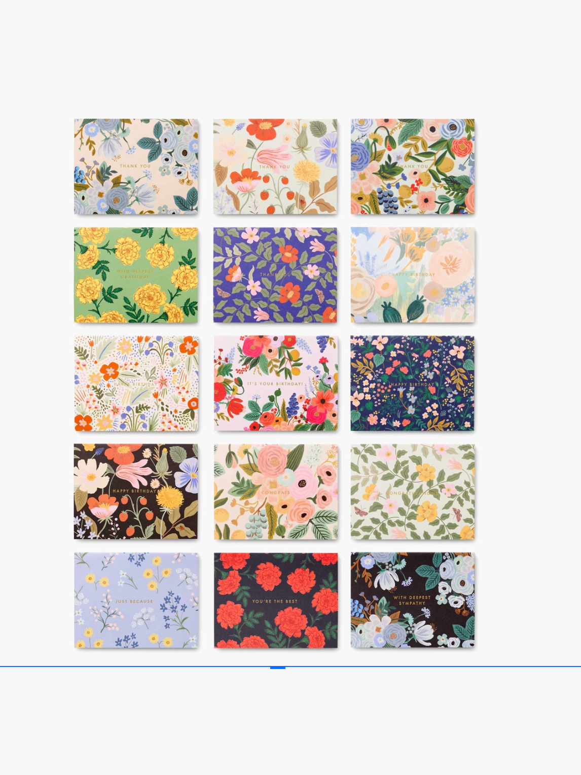 Rifle Paper Co. Mixed Florals Essentials Card Box