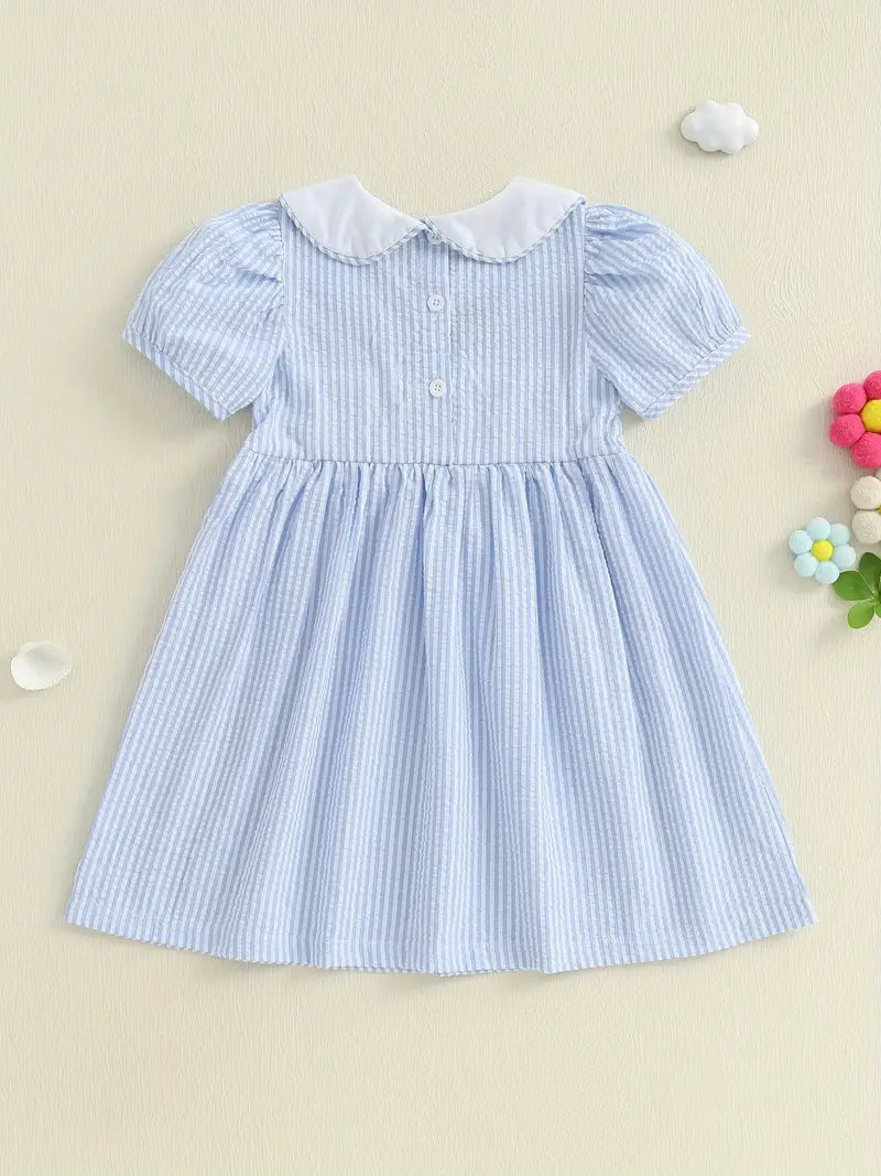 Sailing Embroidery Dress