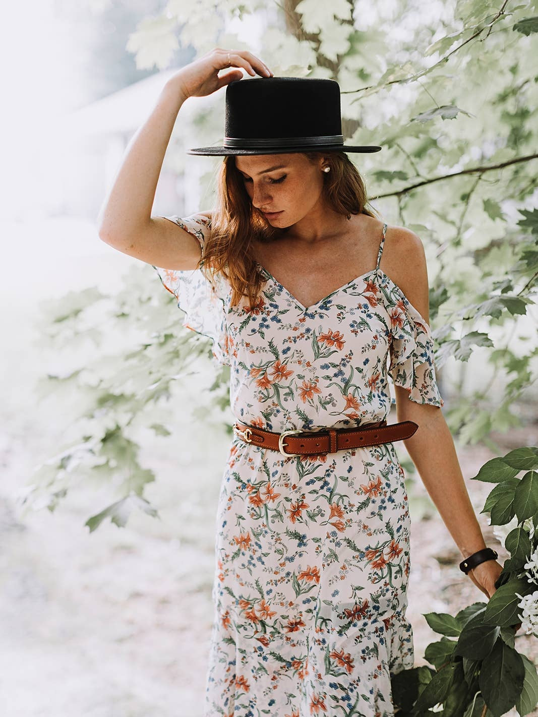 The Leather Horse Bit Bracelet: Camel / Small