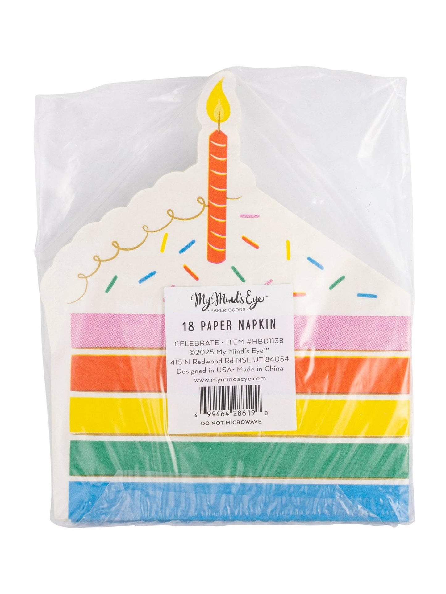 Cake Shaped Dinner Napkin