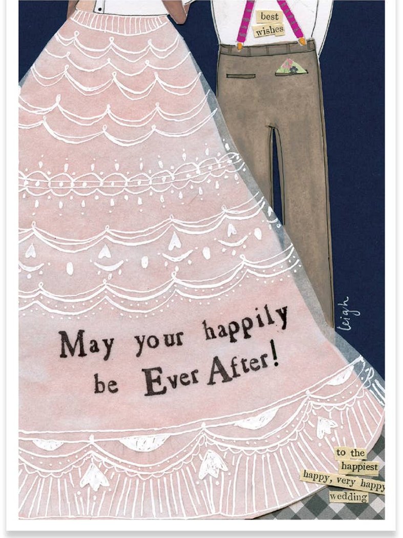 HAPPILY EVER AFTER | CURLY GIRL WEDDING CARD: None