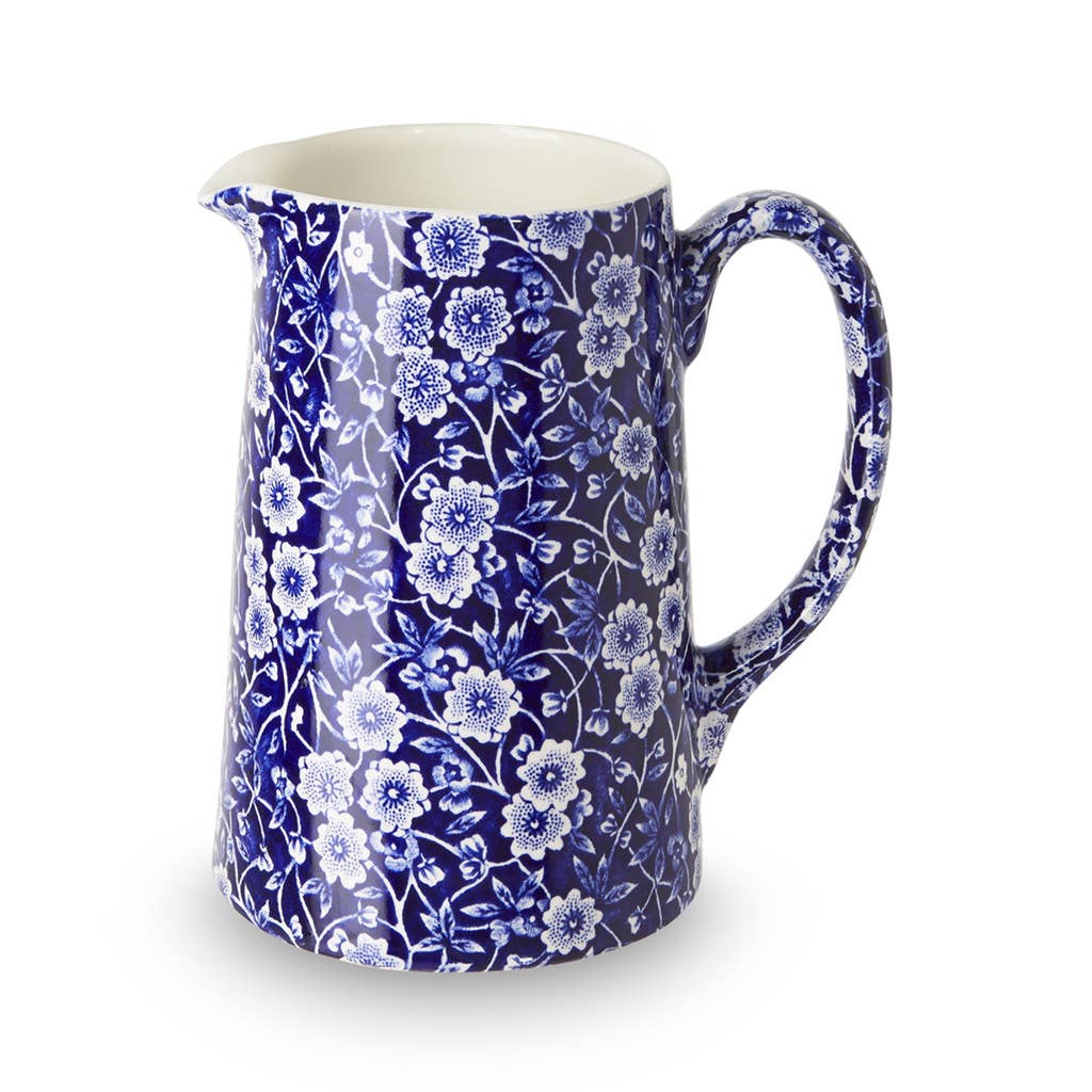 Blue Calico Medium Tankard Jug