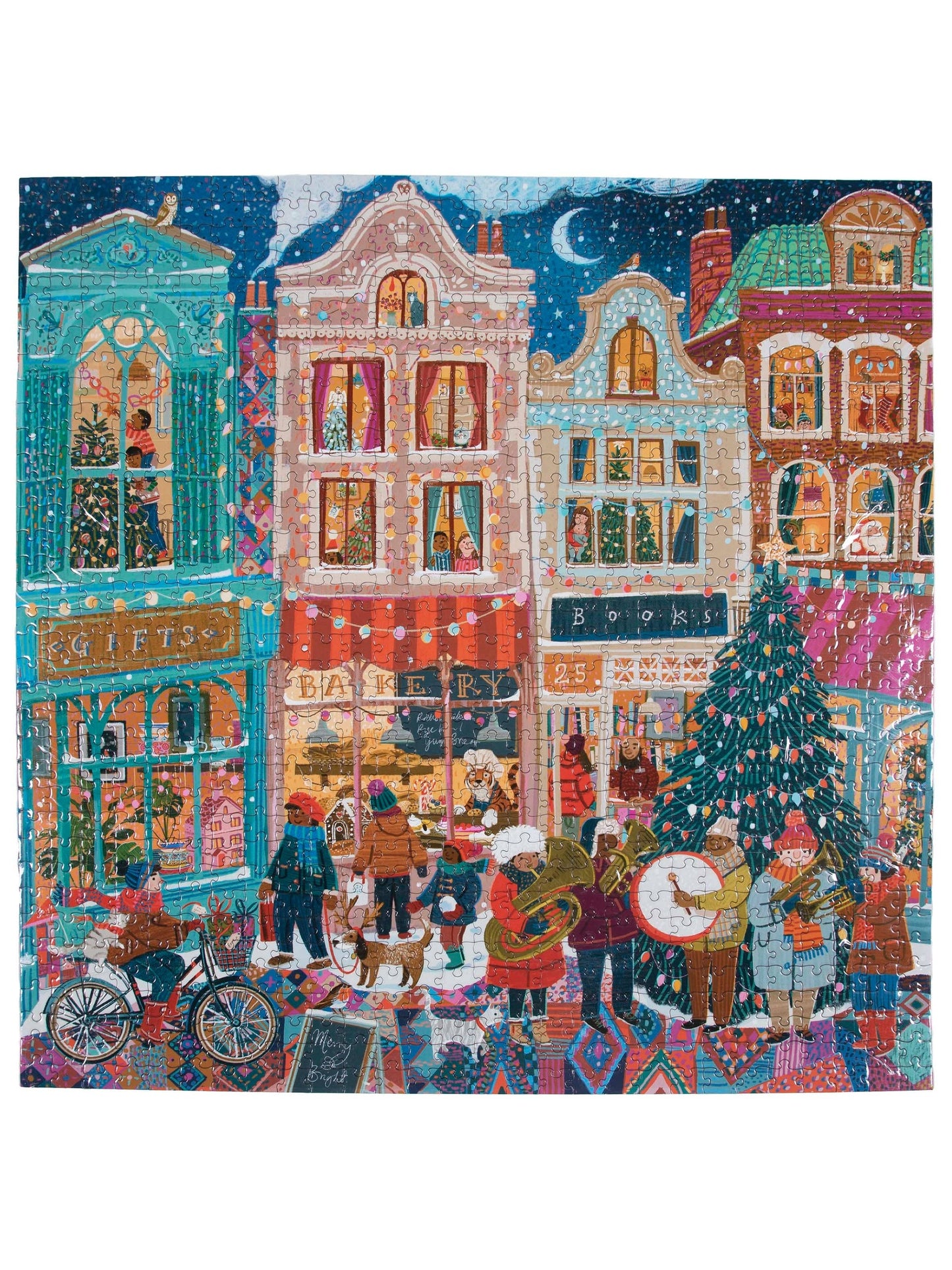 A Happy Holiday 1000 Piece Square Jigsaw Puzzle