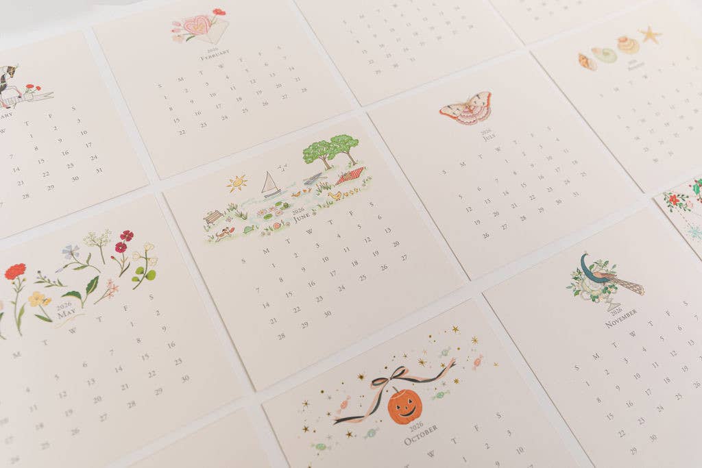2026 Classic Desk Calendar Refill