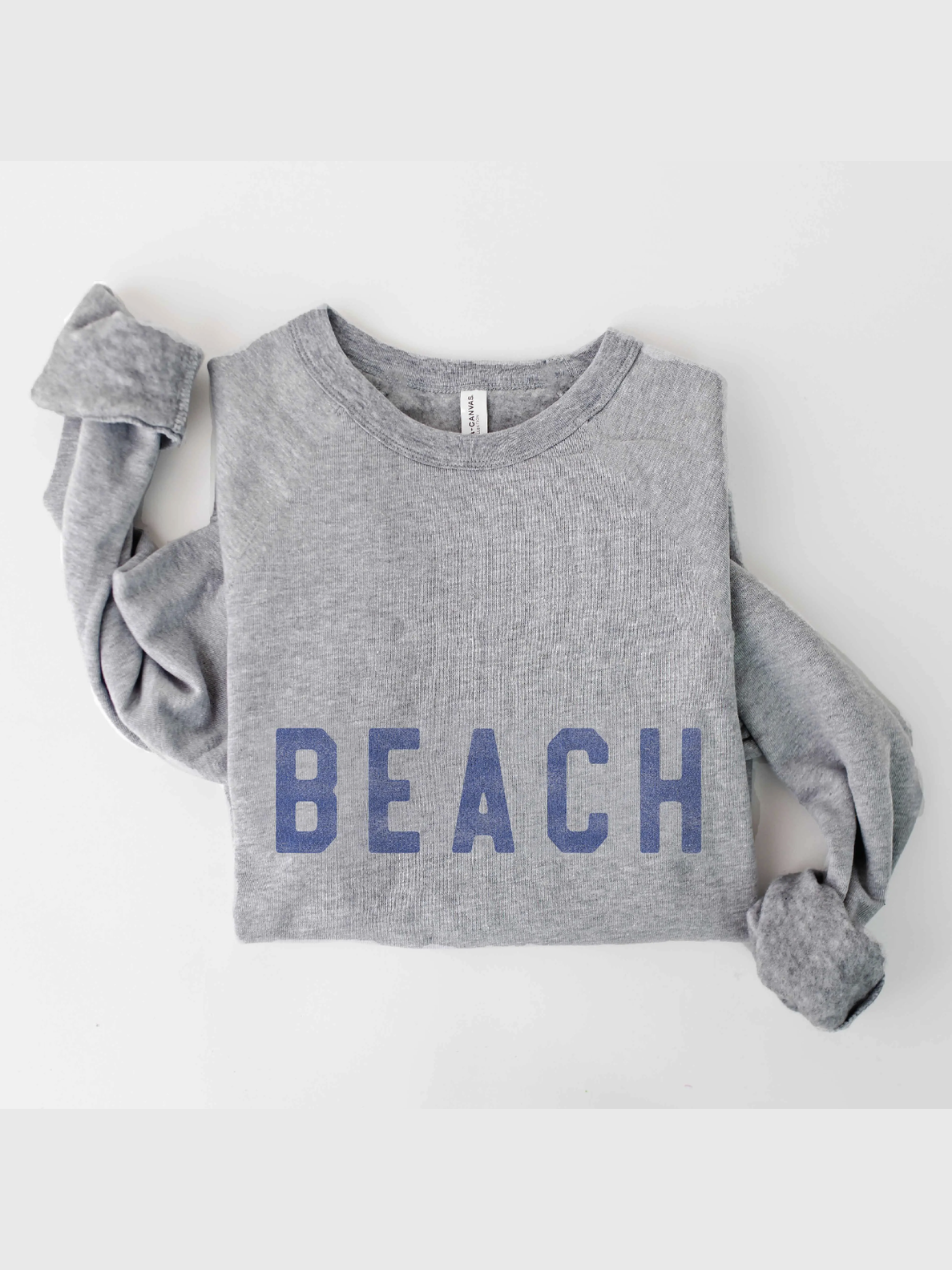 Athletic Heather BEACH Sweatshirt (super-soft)