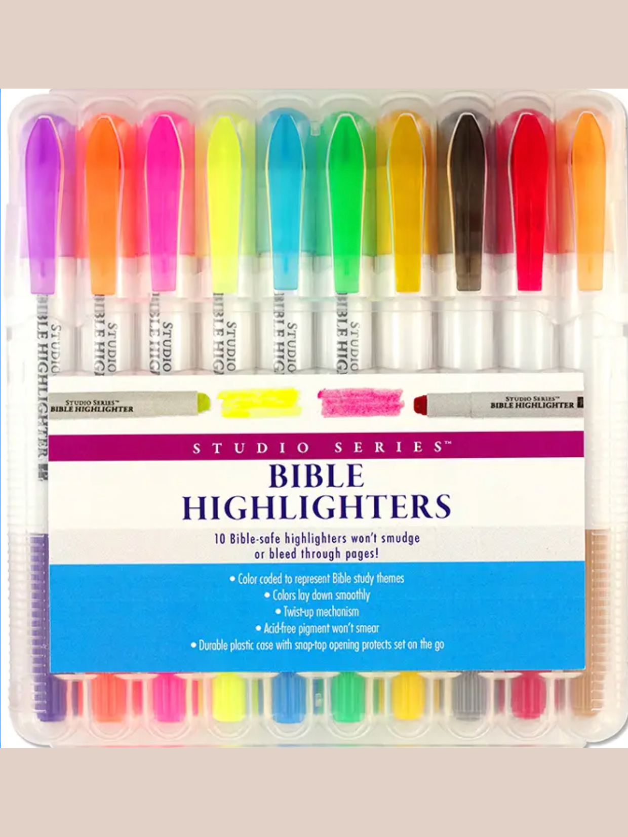 Bible Gel Highlighters (10-piece Set)