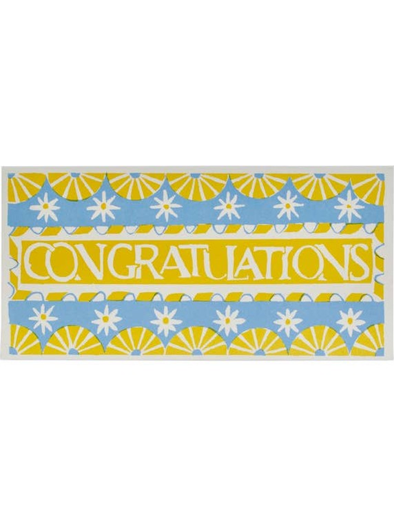 Long Card Congratulations Pattern