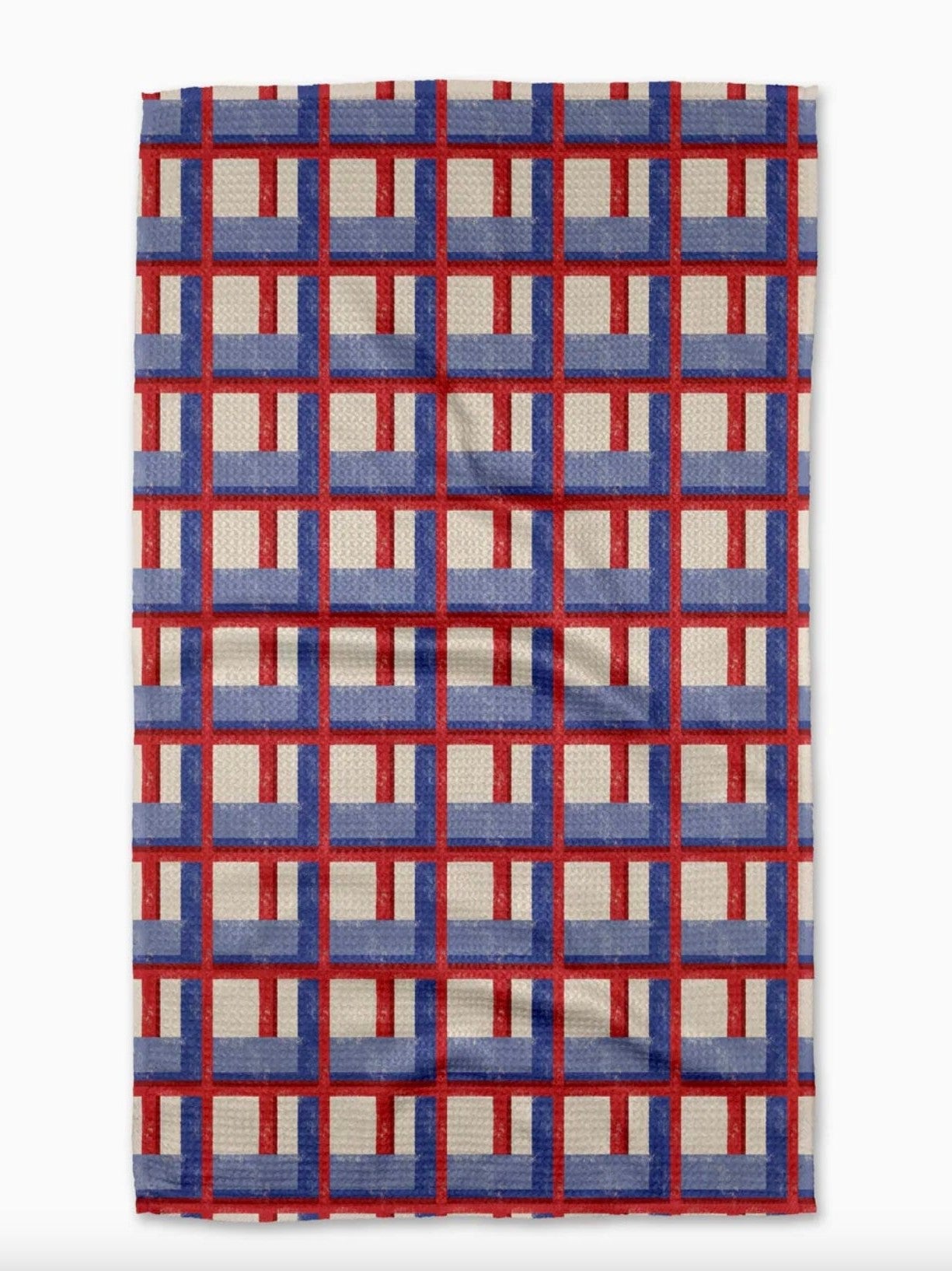 Geometry Cielo Grid Tea Towel