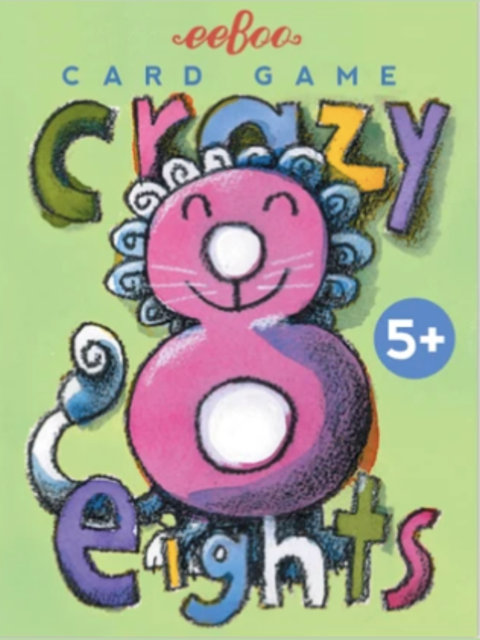 eeBoo Crazy Eights Playing Cards