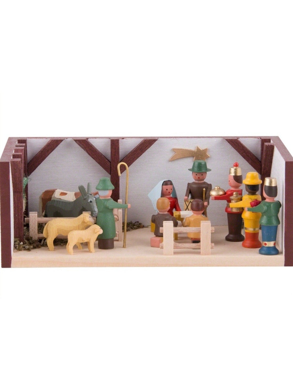 Miniature German Handmade Nativity