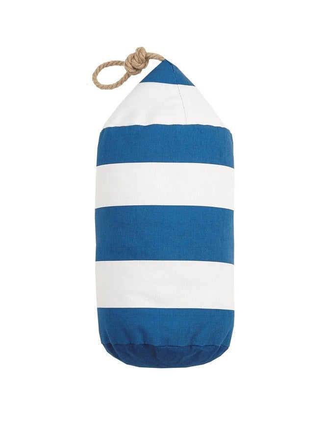 Navy White Buoy Shaped Printed Pillow