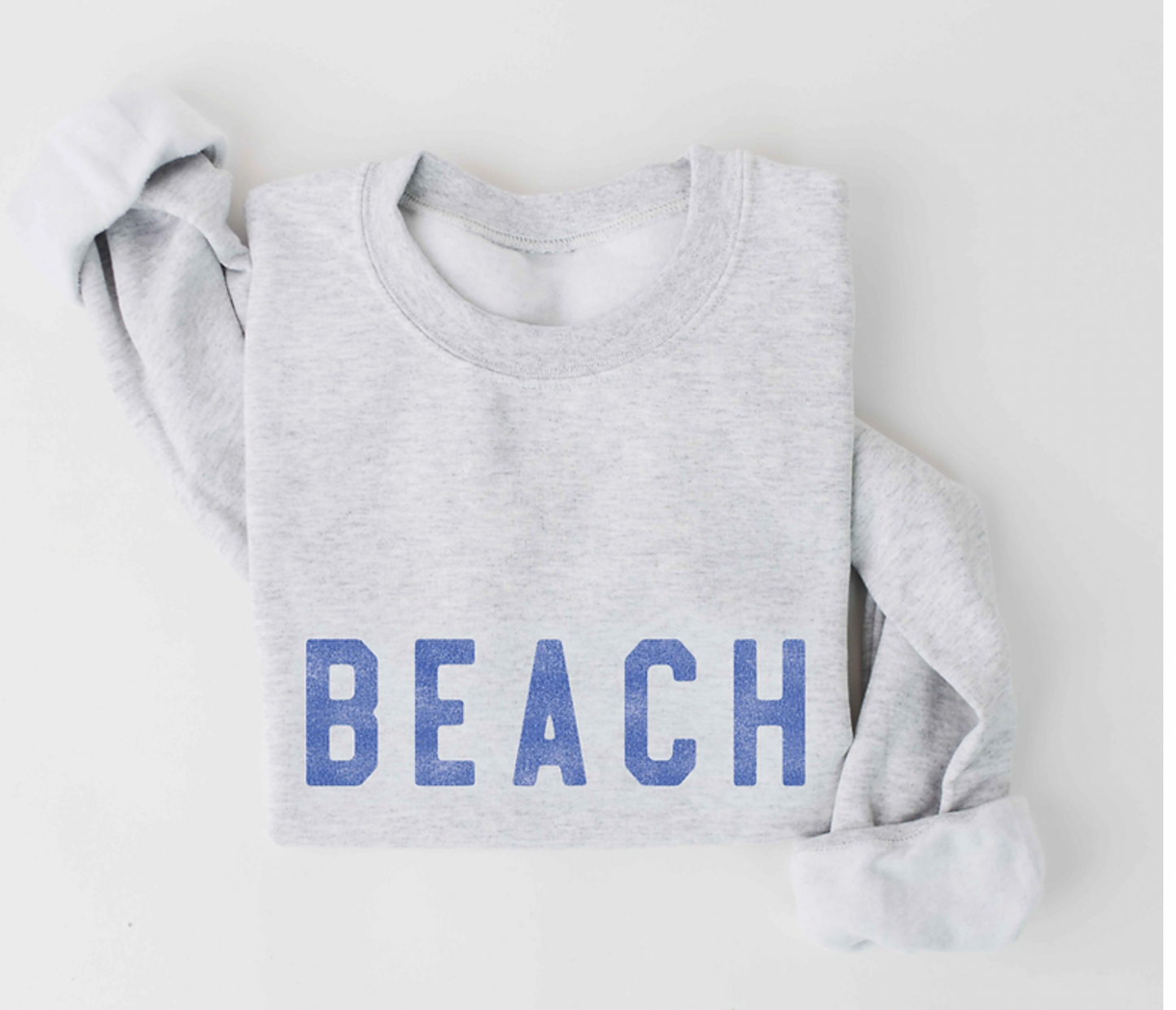 White Heather Beach Sweatshirt (super-soft)