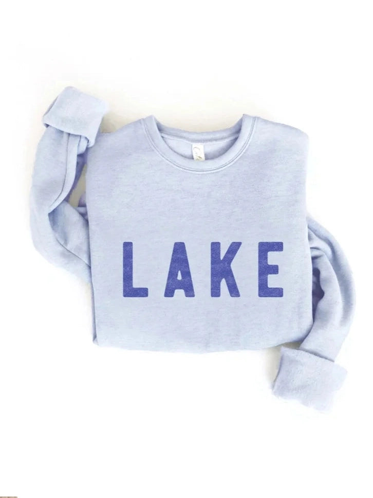 LAKE Graphic Sweatshirt (Light Blue)