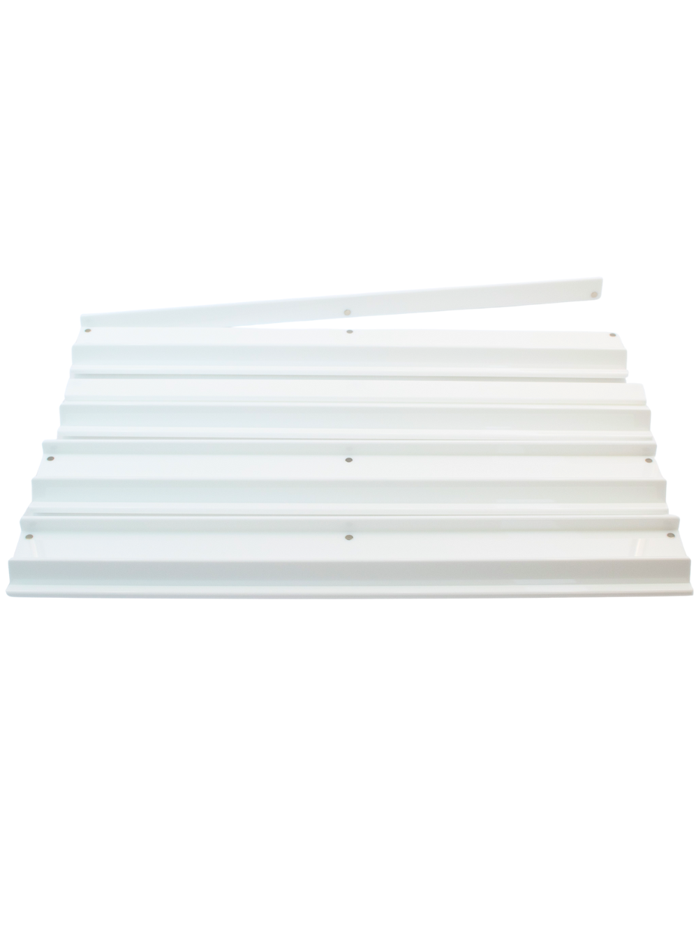 20" MAHJONG RACKS | Premium Acrylic | 4 Racks + 4 Pushers: Transparent Clear