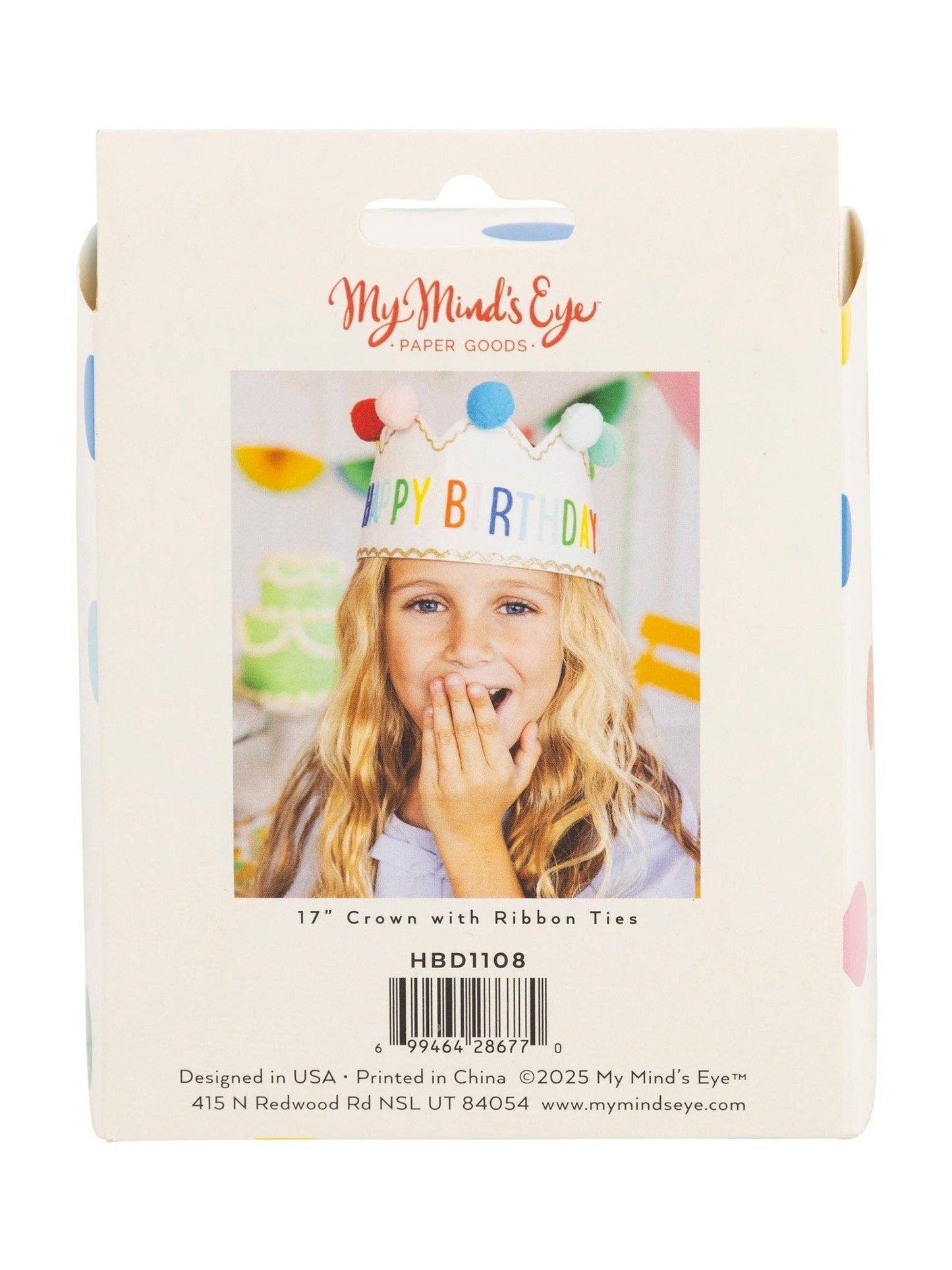 Happy Birthday Felt Crown