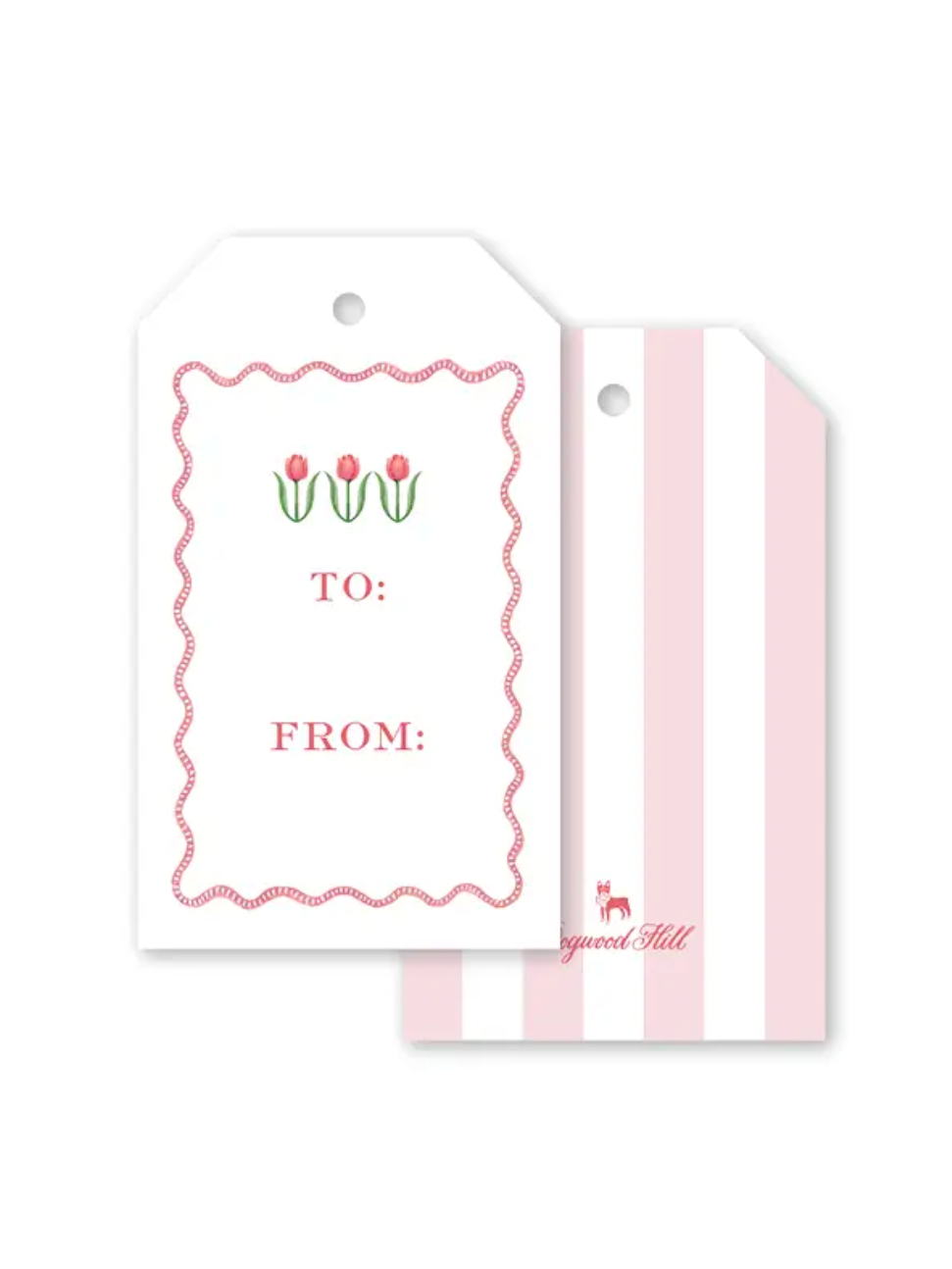 Dogwood Hill Flower Cart Tulip Gift Tags