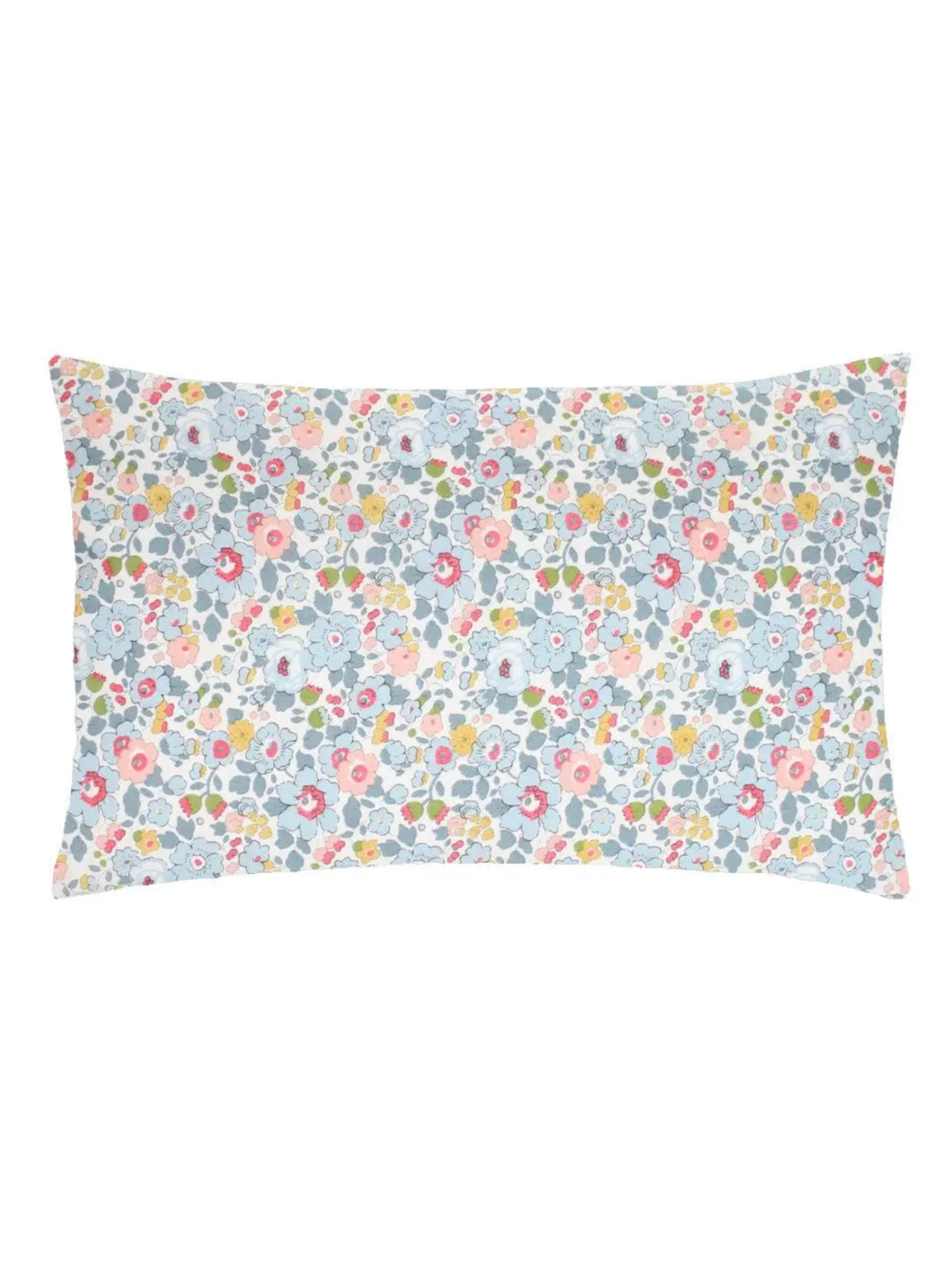 Coco and Wolf Betsy Grey Pillowcase with Liberty Fabric