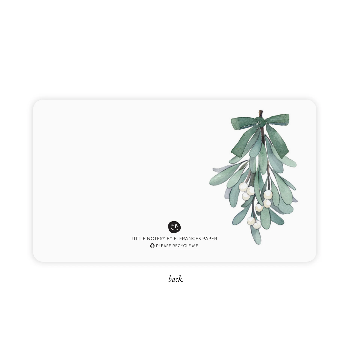 E. Frances Mistletoe Little Notes