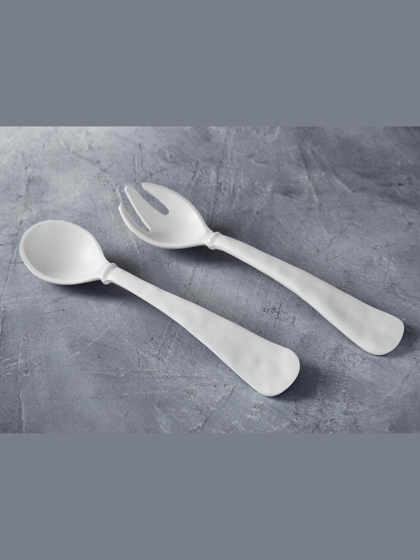 Beatriz Ball VIDA Nube White Salad Servers