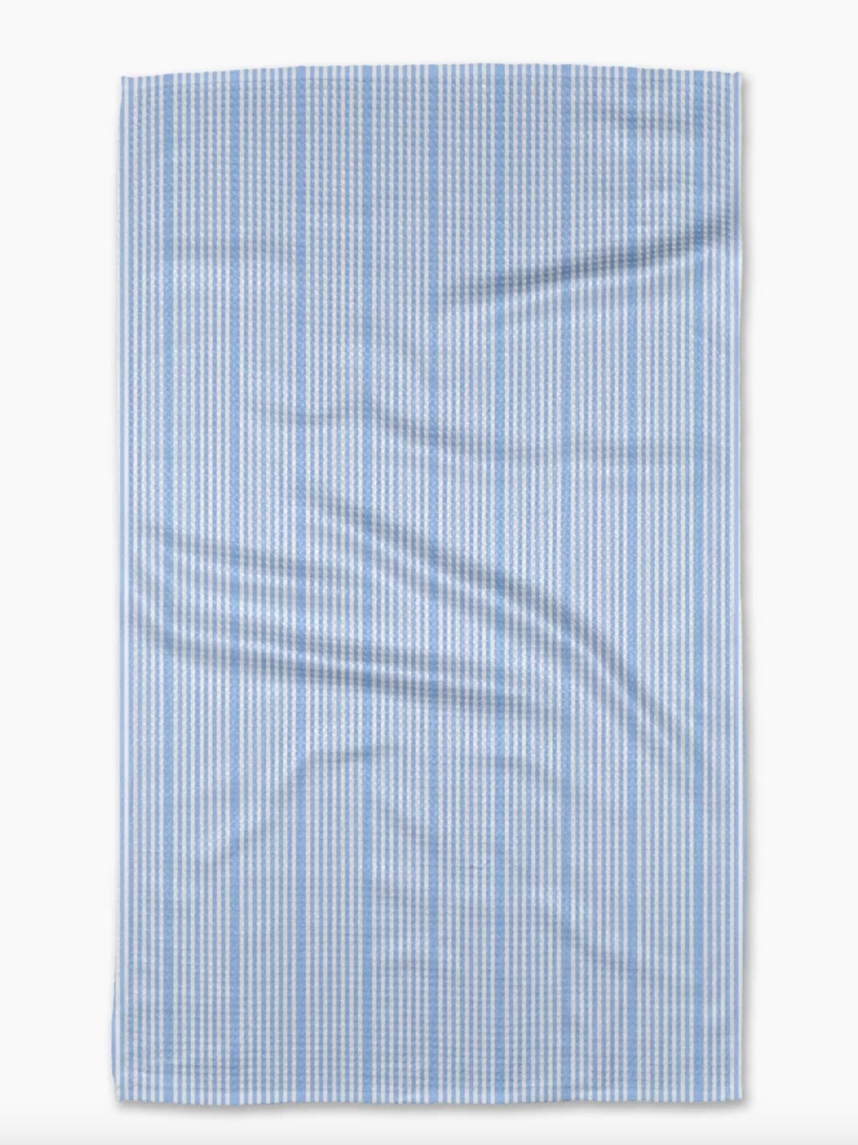Geometry Soft Summer Blue Tea Towel