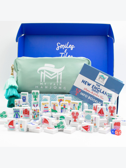 THE NEW ENGLAND SERIES | Mahjong Tiles with Nautical Flair