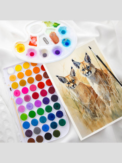 Watercolor w/ Brush 48 Colors