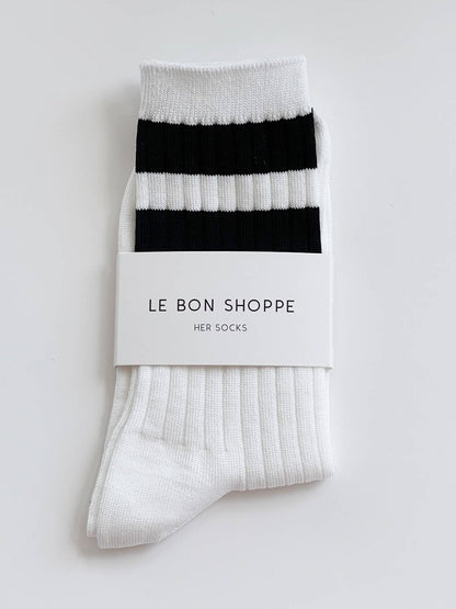 Her Socks - Varsity: Espresso