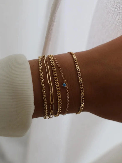 HOLLAND ROUND BOX CHAIN BRACELET