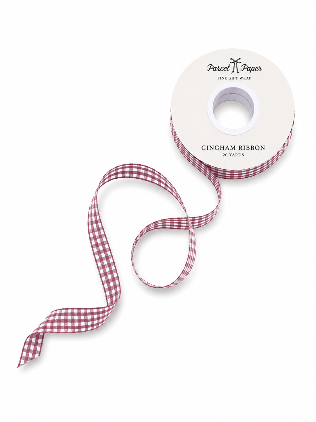 'Berry' Gingham Ribbon