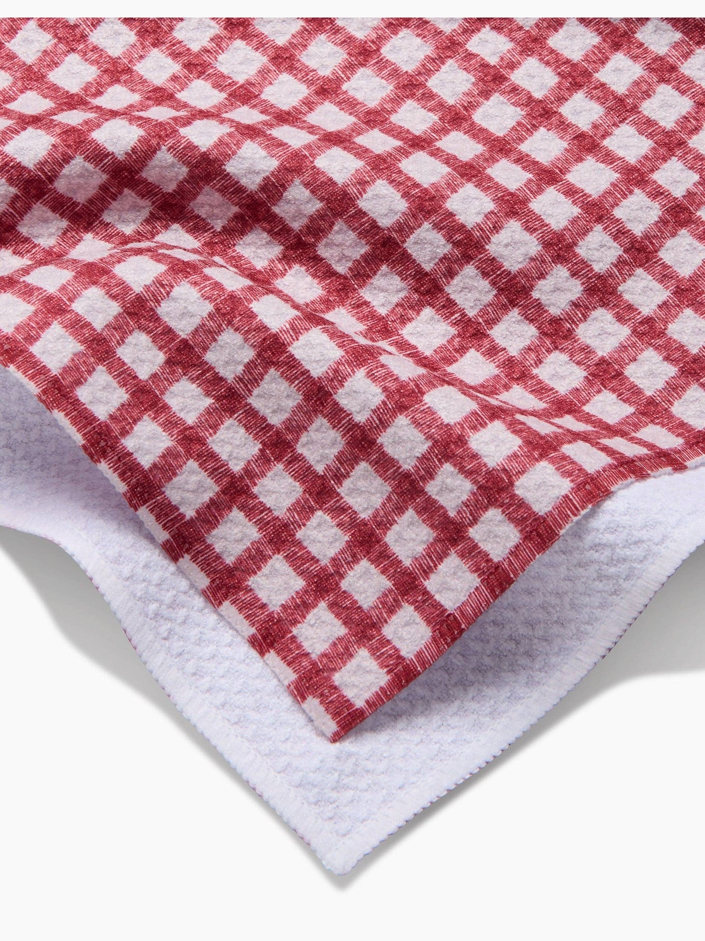 Fireside Plaid Red Tea Towel