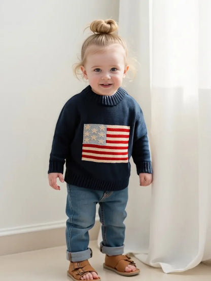 Children's USA Flag Sweater