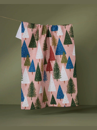 Snowdrift Pines Tea Towel