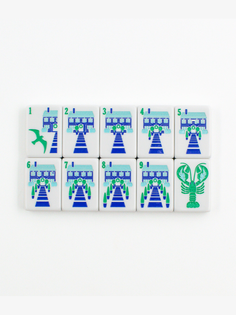 THE NEW ENGLAND SERIES | Mahjong Tiles with Nautical Flair