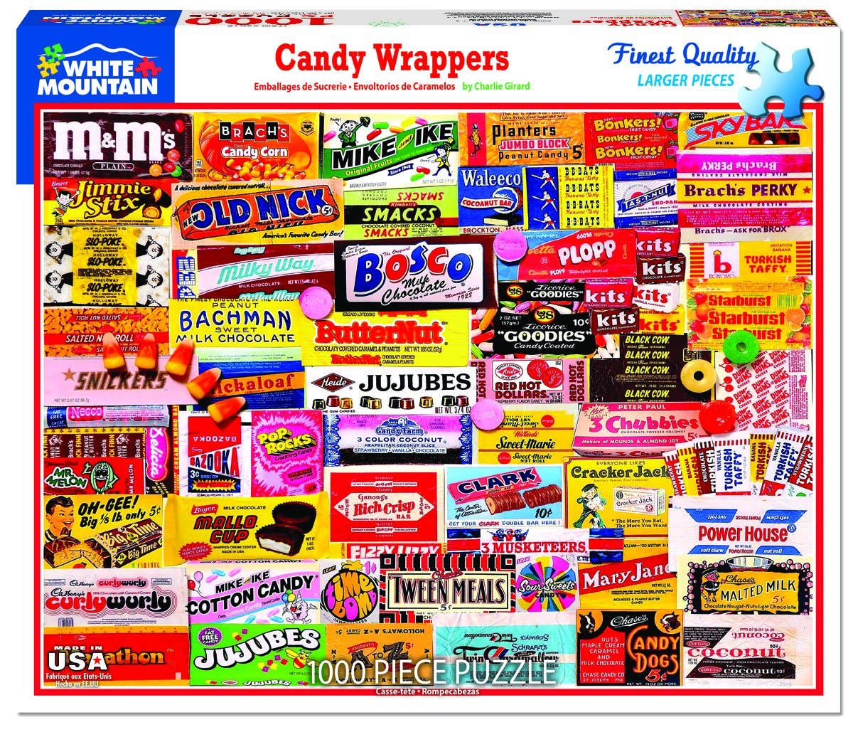 Candy Wrappers (862pz) - 1000 Piece Jigsaw Puzzle