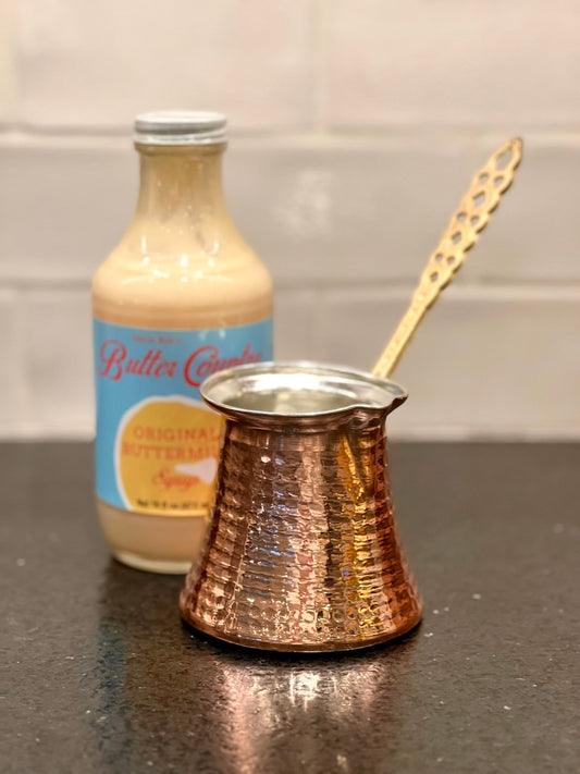 Handmade Hammered Copper Turkish Pot For the Stovetop