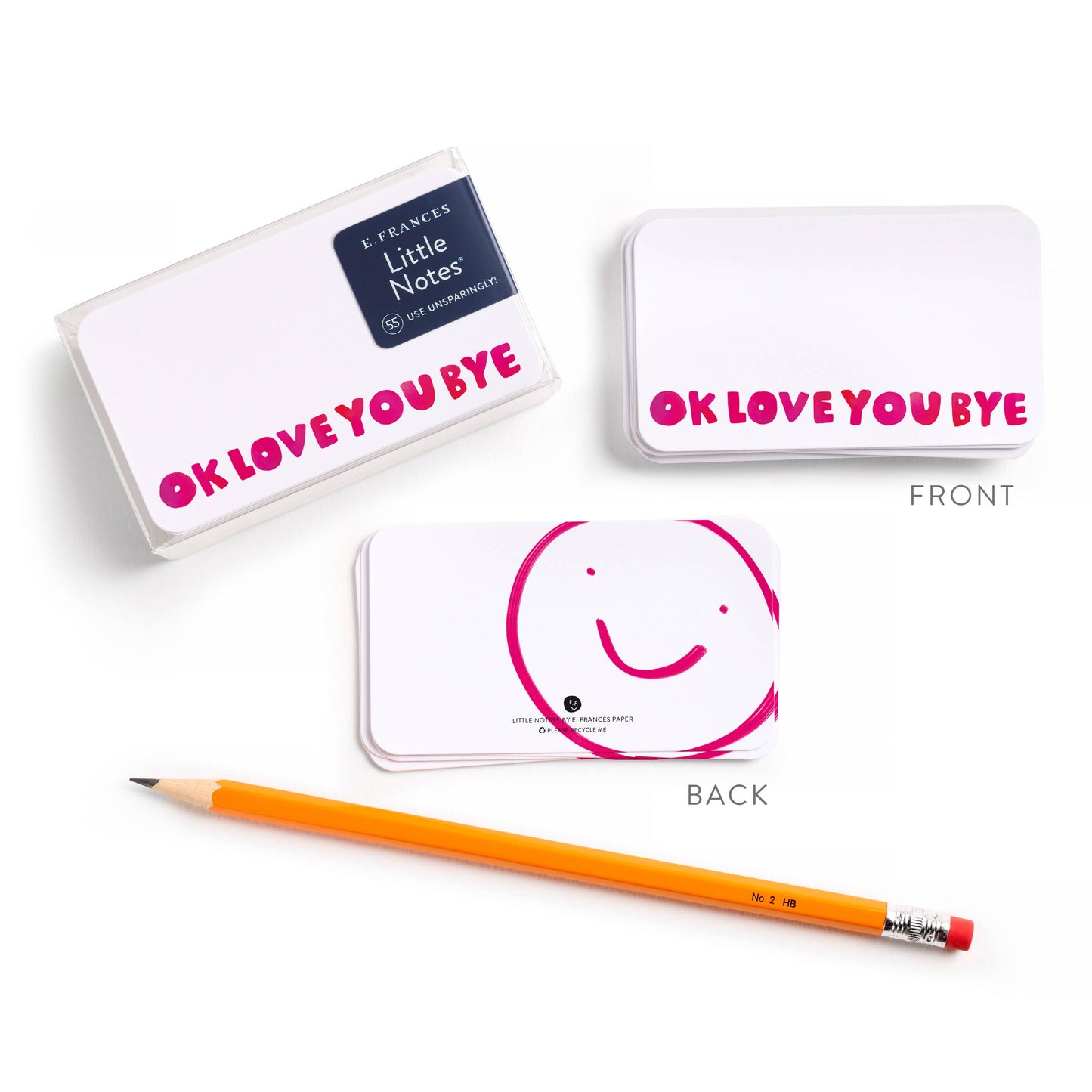 OKloveyoubye Little Notes® – Mini Notecard Pack, Set of 55 join