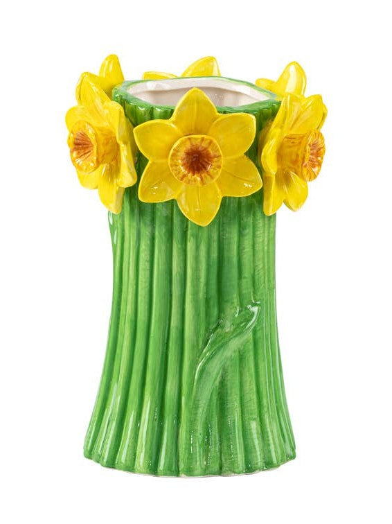 3 D Yellow Daffodil Vase