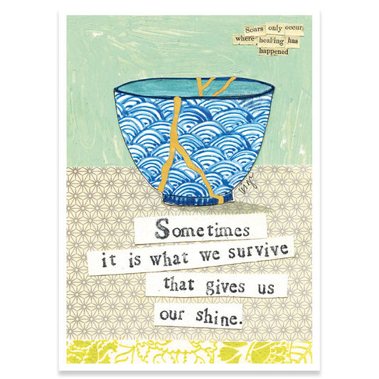 SURVIVE SHINE|CURLY GIRL SUPPORT CARD: None