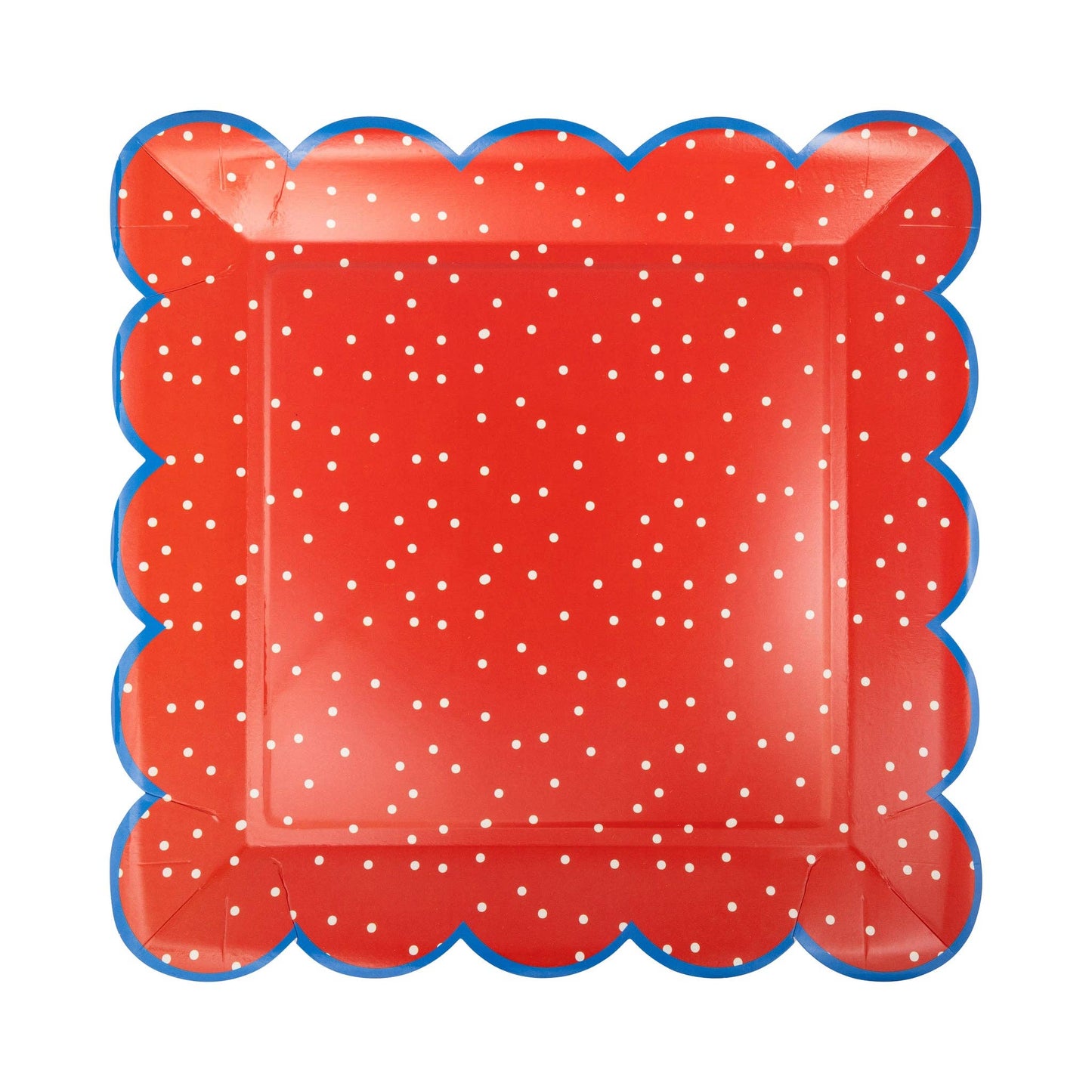 My Mind's Eye Red Polka Dot 10" Paper Plate